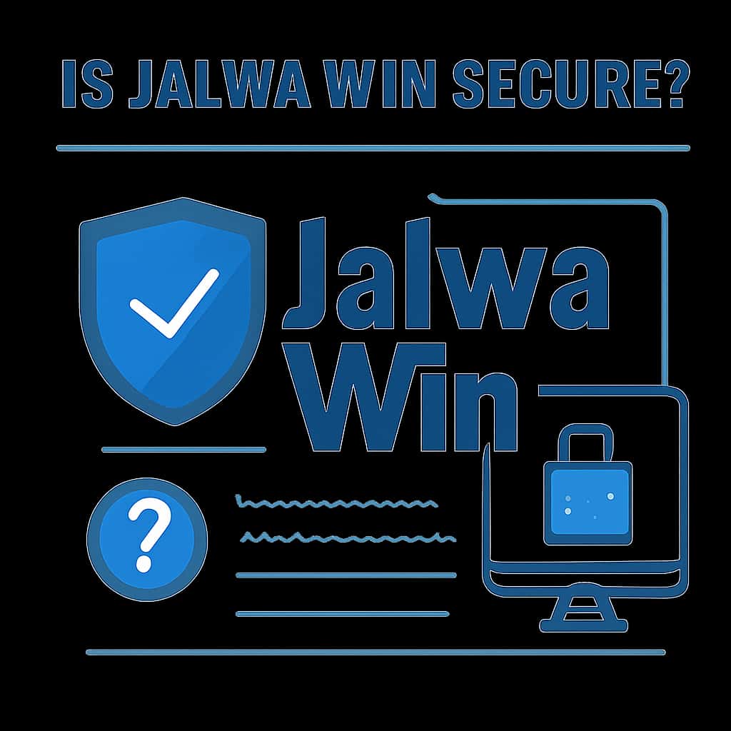Illustration outlining the security protocols of Jalwa Win.