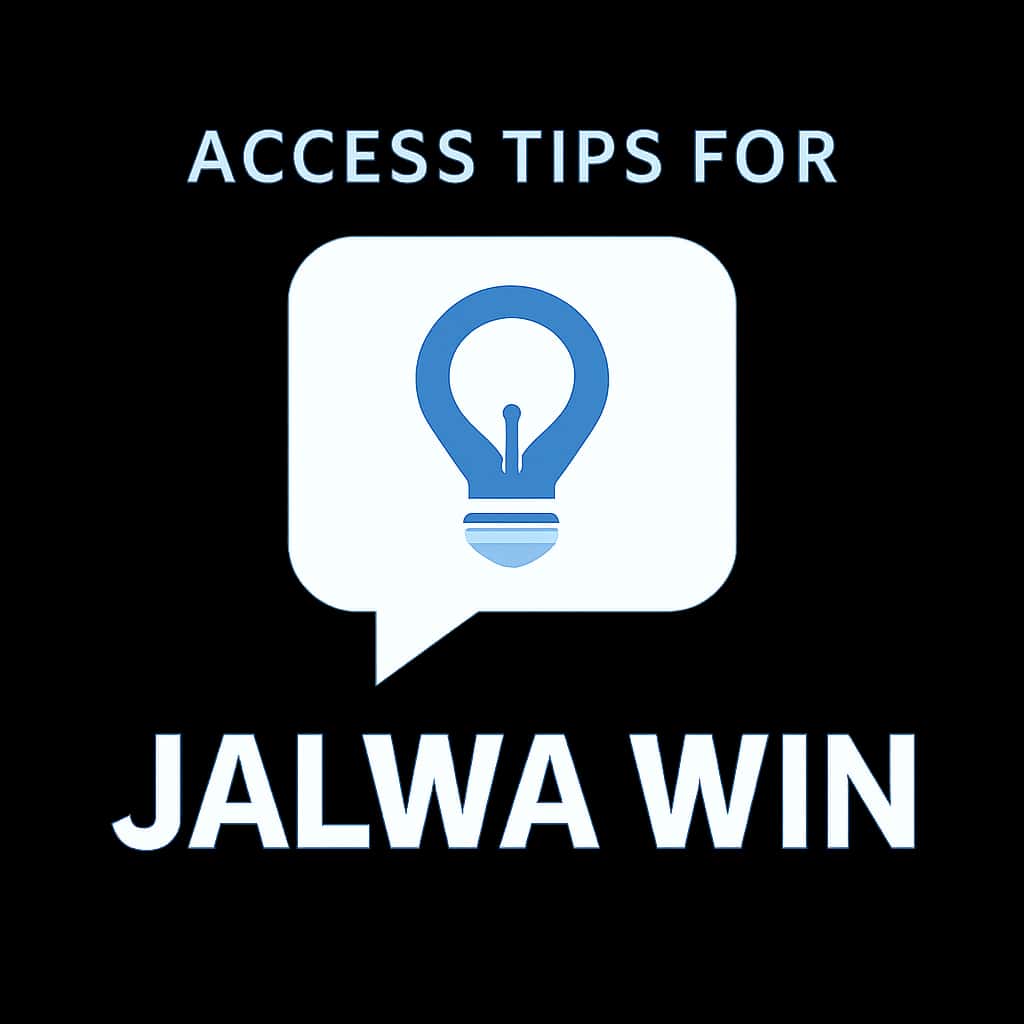 Icon representing access tips for Jalwa Win.