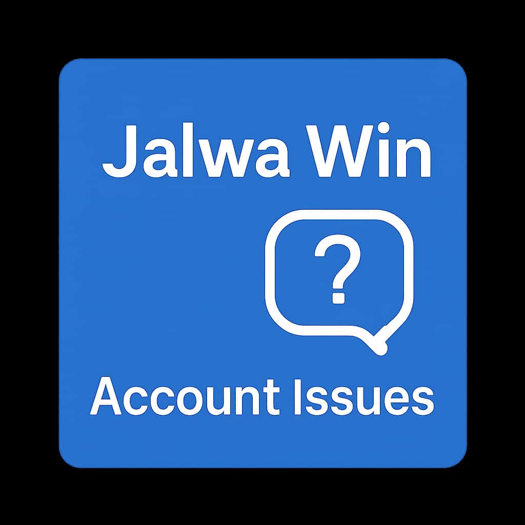 Icon representing Jalwa Win account assistance.
