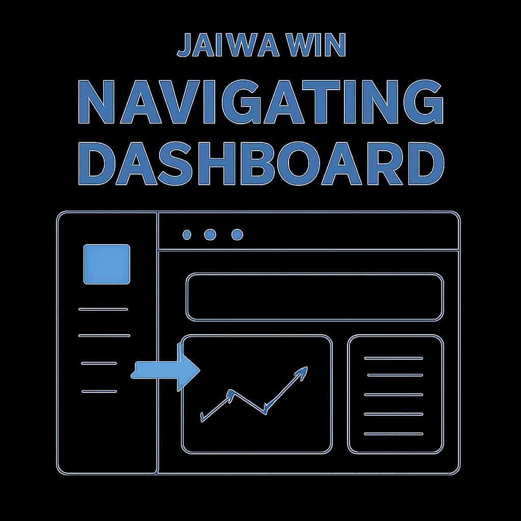 An educational illustration detailing features of the Jalwa Win Dashboard.