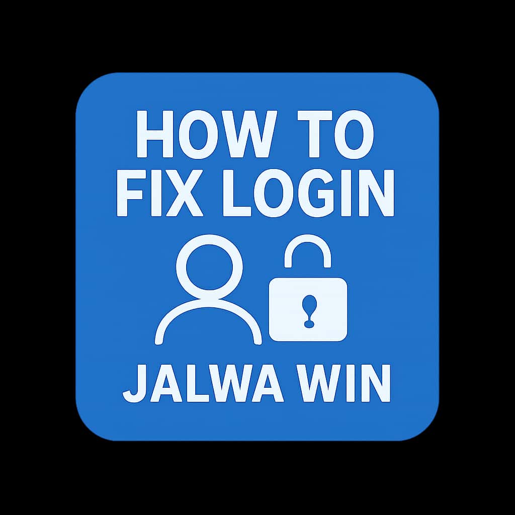 Icon representing help for Jalwa Win login issues.