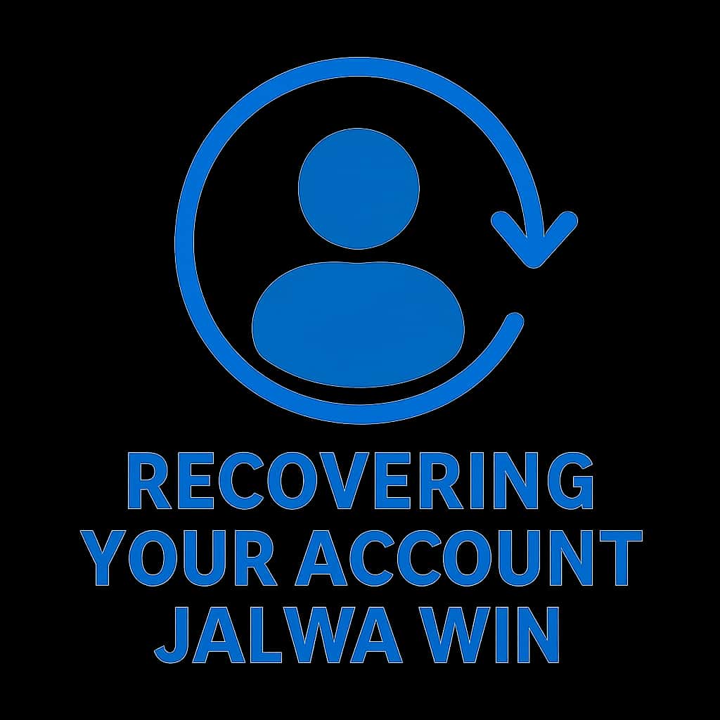 An icon signifying assistance in recovering Jalwa Win accounts.