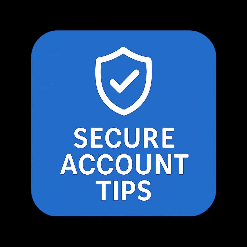 An icon representing secure Jalwa Win account guidance.