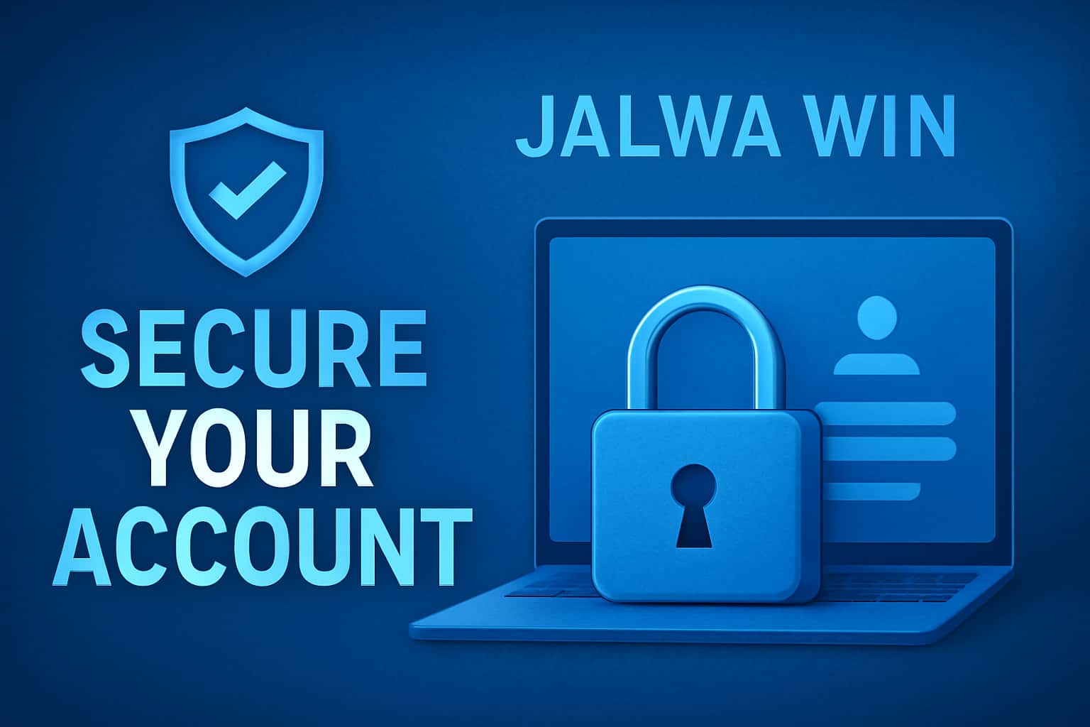 A high-tech illustration focusing on securing a digital account.